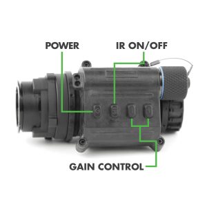 NVD-UL-14 Ultra-light Night Vision Monocular Digital Push Buttons