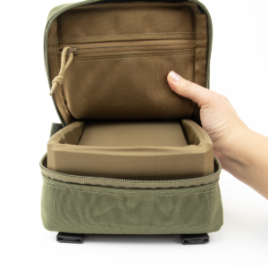 NVD Field Deployment Pouch FDP Soft Case Unzipped Showing Accessory Pouch